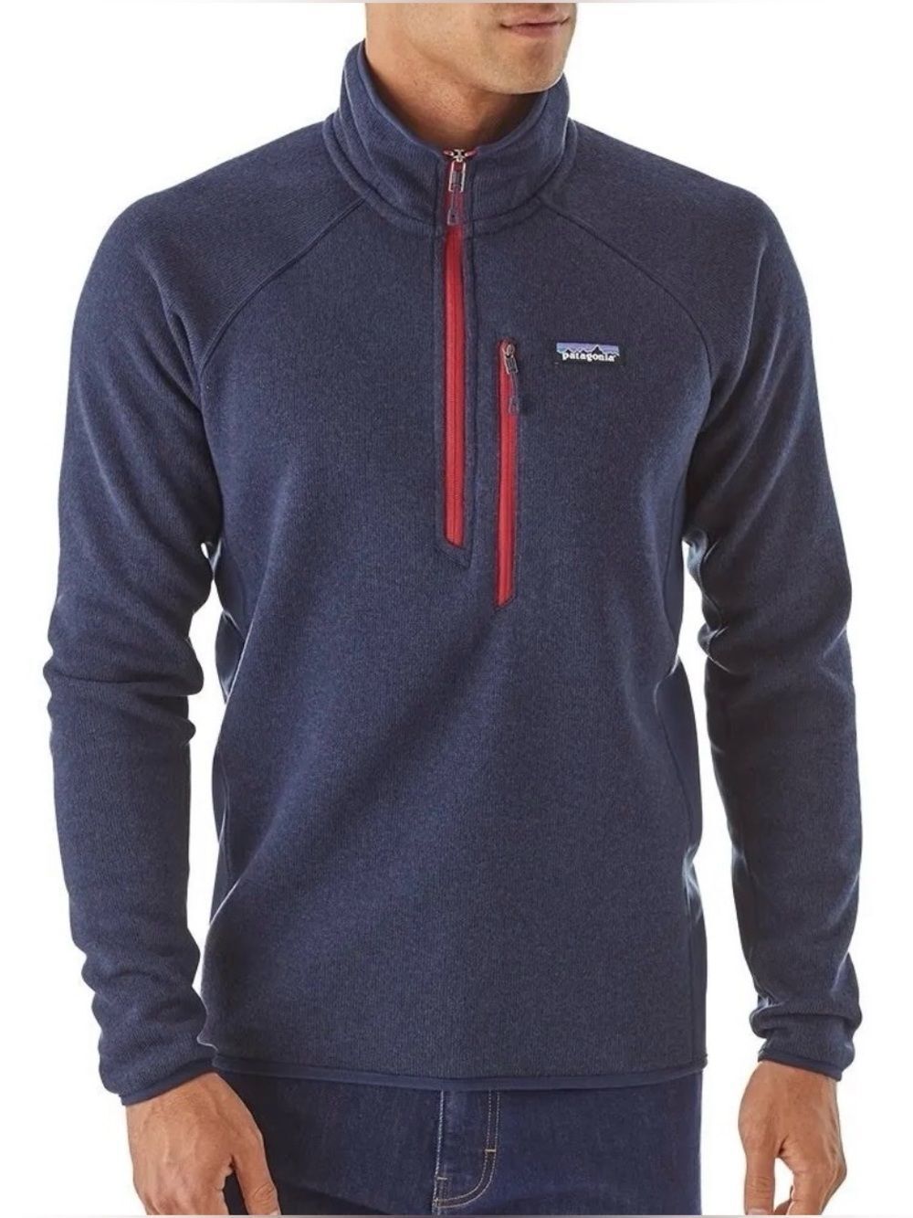 Patagonia Performance Better Sweater Mens Size M Blue Full Zip Jacket